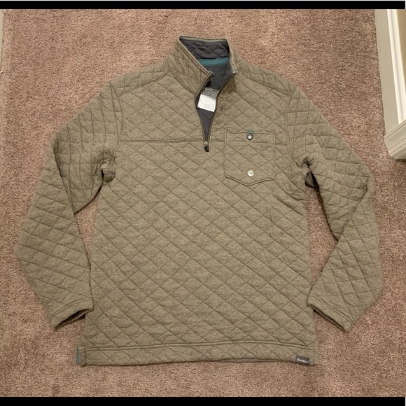eddie bauer quilted pullover